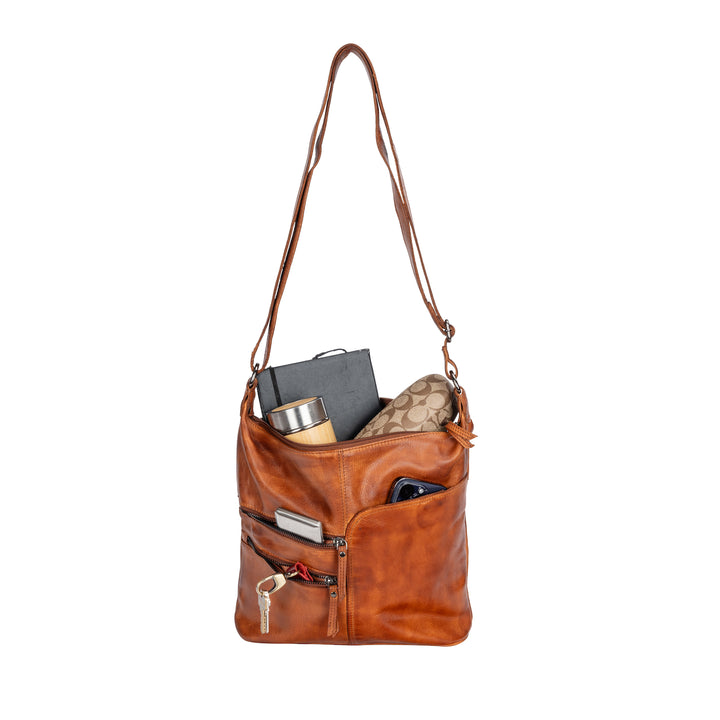 Leather Shoulder bag Bianca - Greenwood Leather