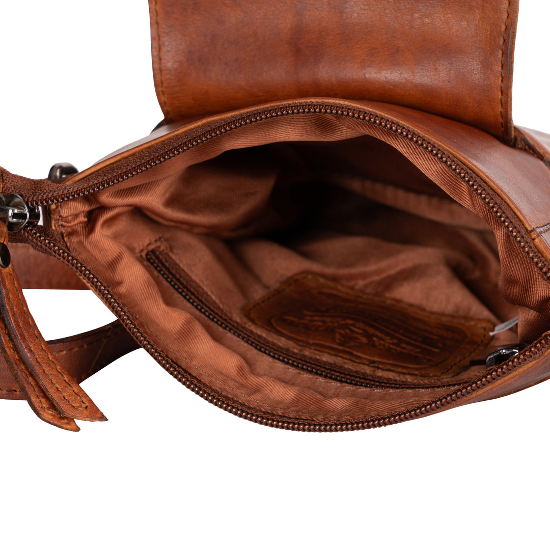 Leather Shoulder Bag Merlin - Greenwood Leather