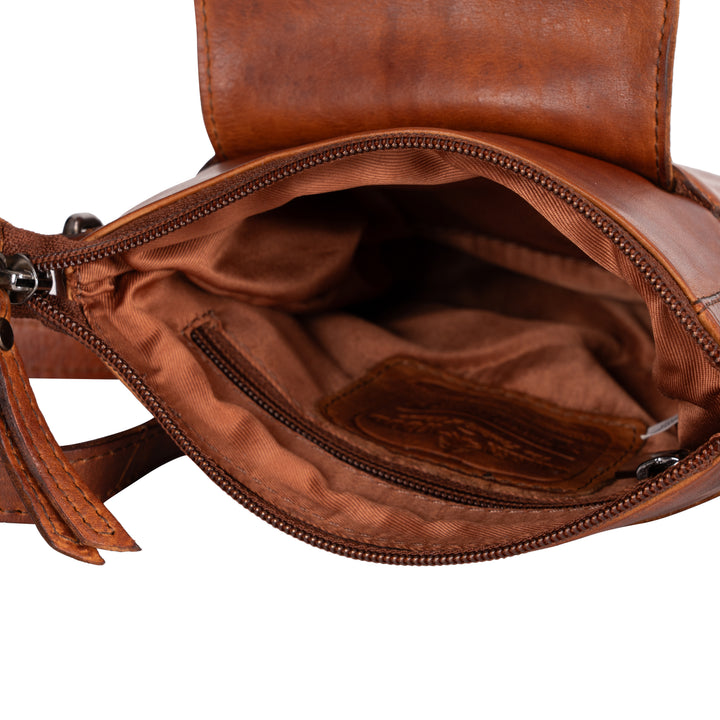 Leather Shoulder Bag Merlin - Greenwood Leather