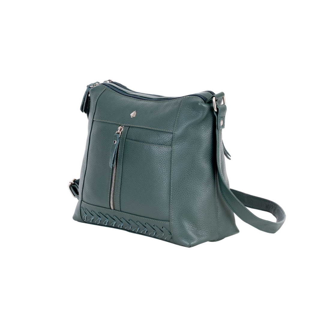 Elegant Leather Crossbody Bag Tressa – Stylish & Functional - Greenwood Leather
