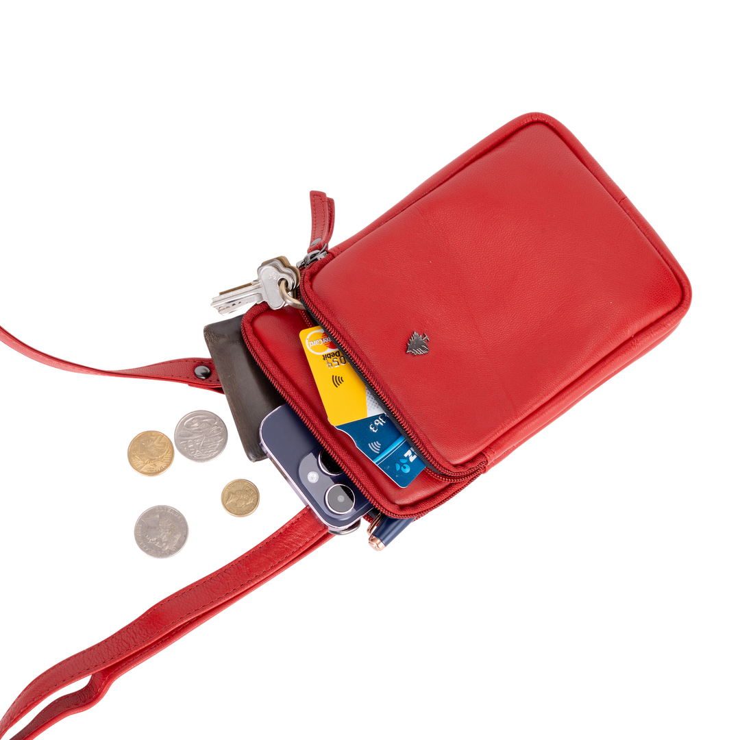 Leather Compact Crossbody – Oslo - Greenwood Leather