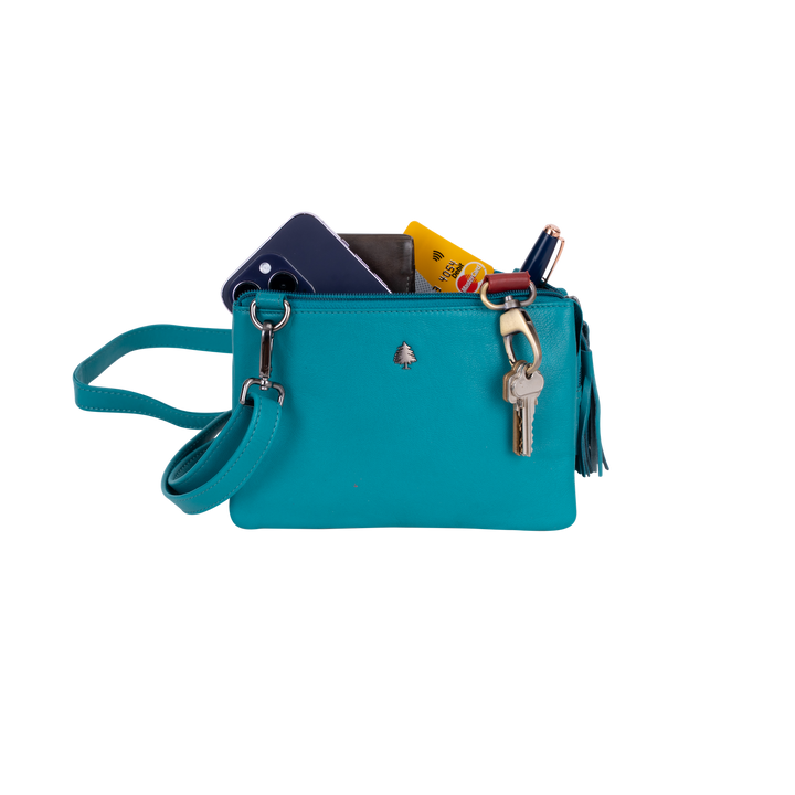 Leather Shoulder Bag Ruby - Greenwood Leather