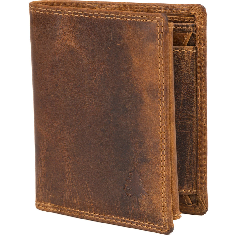 Men's Leather Wallet Tyler - Camel - Greenwood Leather