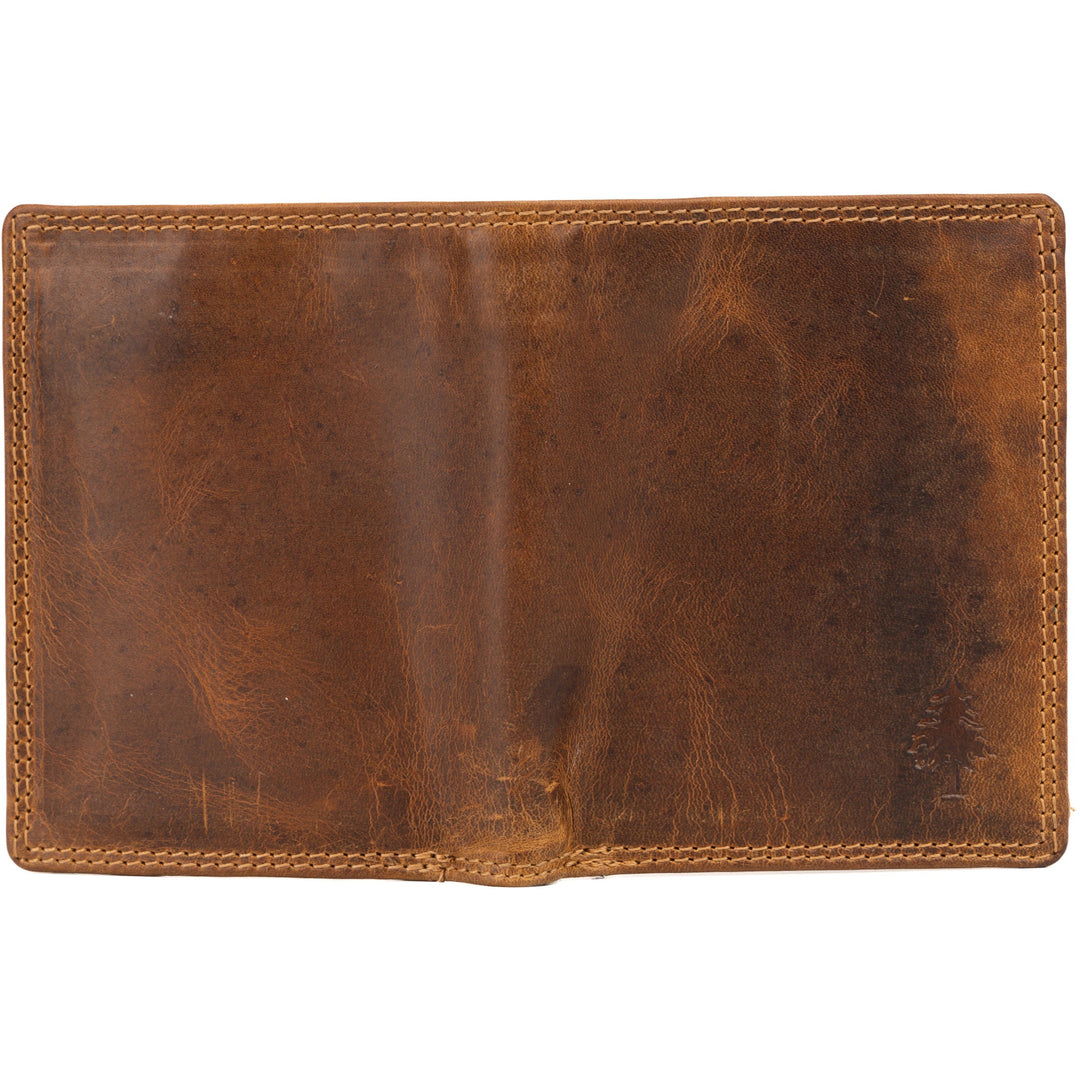 Men's Leather Wallet Tyler - Camel - Greenwood Leather