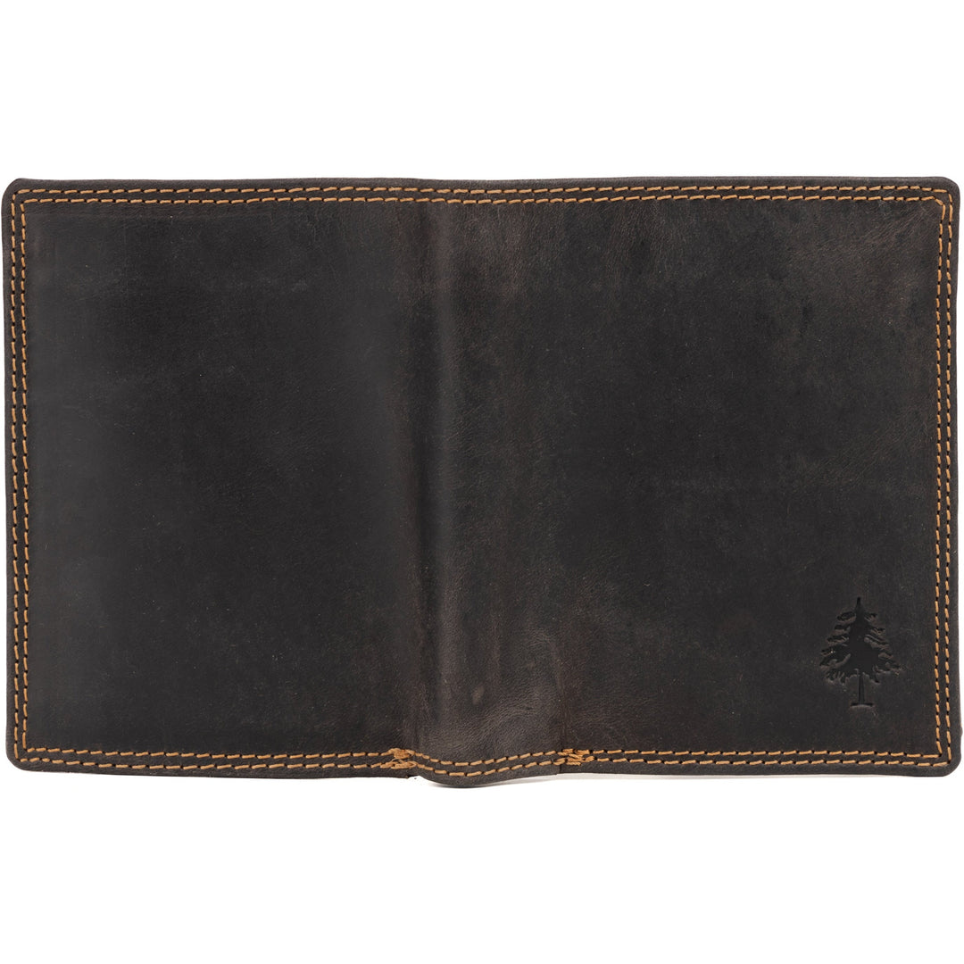 Men's Leather Wallet Tyler - Brown - Greenwood Leather