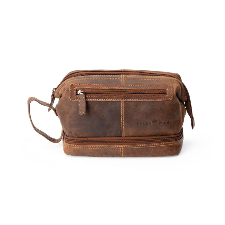 Leather Toiletry Bag Napier - Sandel - Greenwood Leather