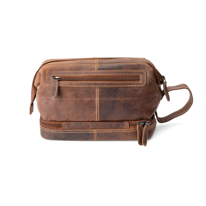 Leather Toiletry Bag Napier - Sandel - Greenwood Leather