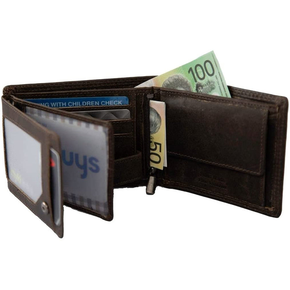 Leather Wallet Judd - Brown - Greenwood Leather