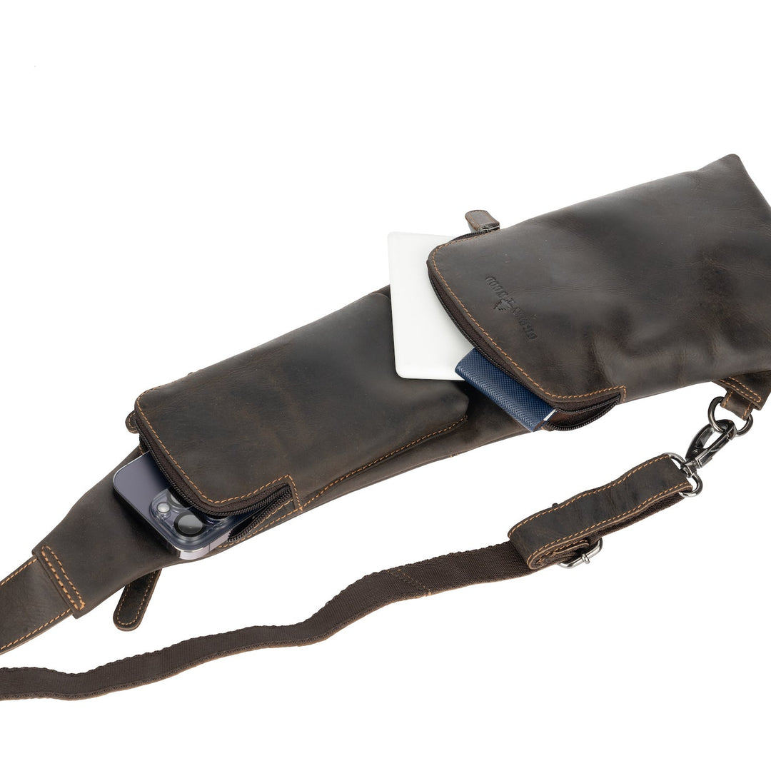 Leather Crossbody Bag - Harley - Greenwood Leather