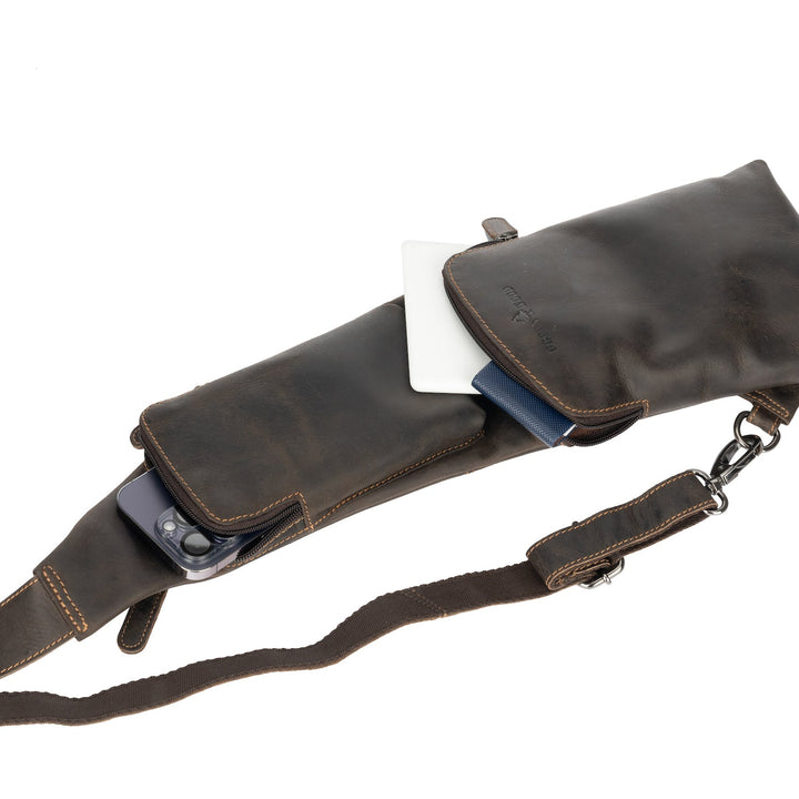Leather Crossbody Bag - Harley - Greenwood Leather