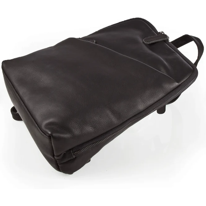 Leather Women's Backpack Claire - Black - Greenwood Leather