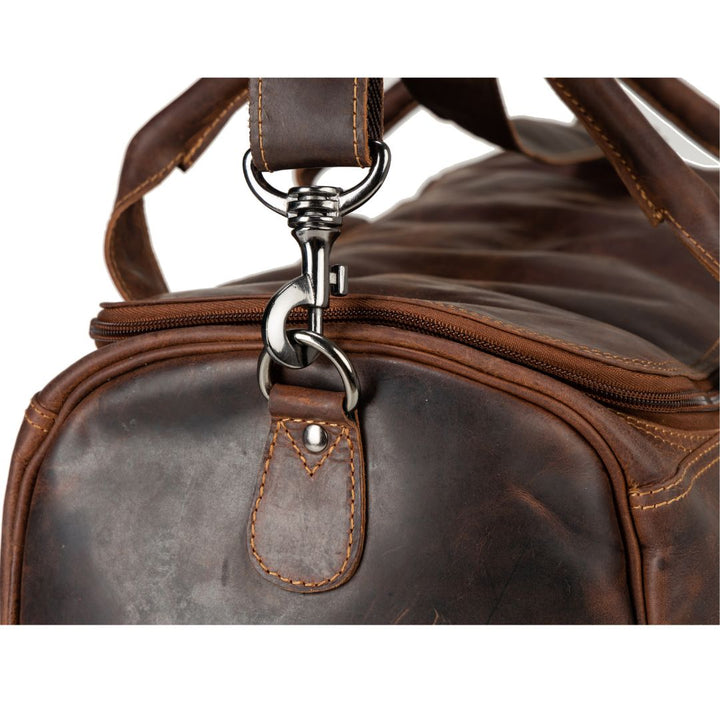 Leather Travel Bag Large Sandal Regina - Vintage Look - Greenwood Leather