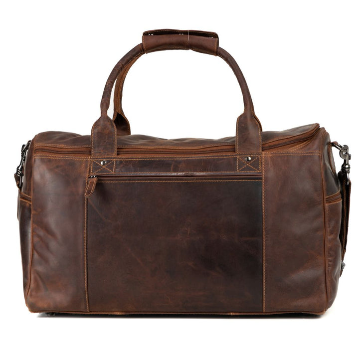 Leather Travel Bag Large Sandal Regina - Vintage Look - Greenwood Leather