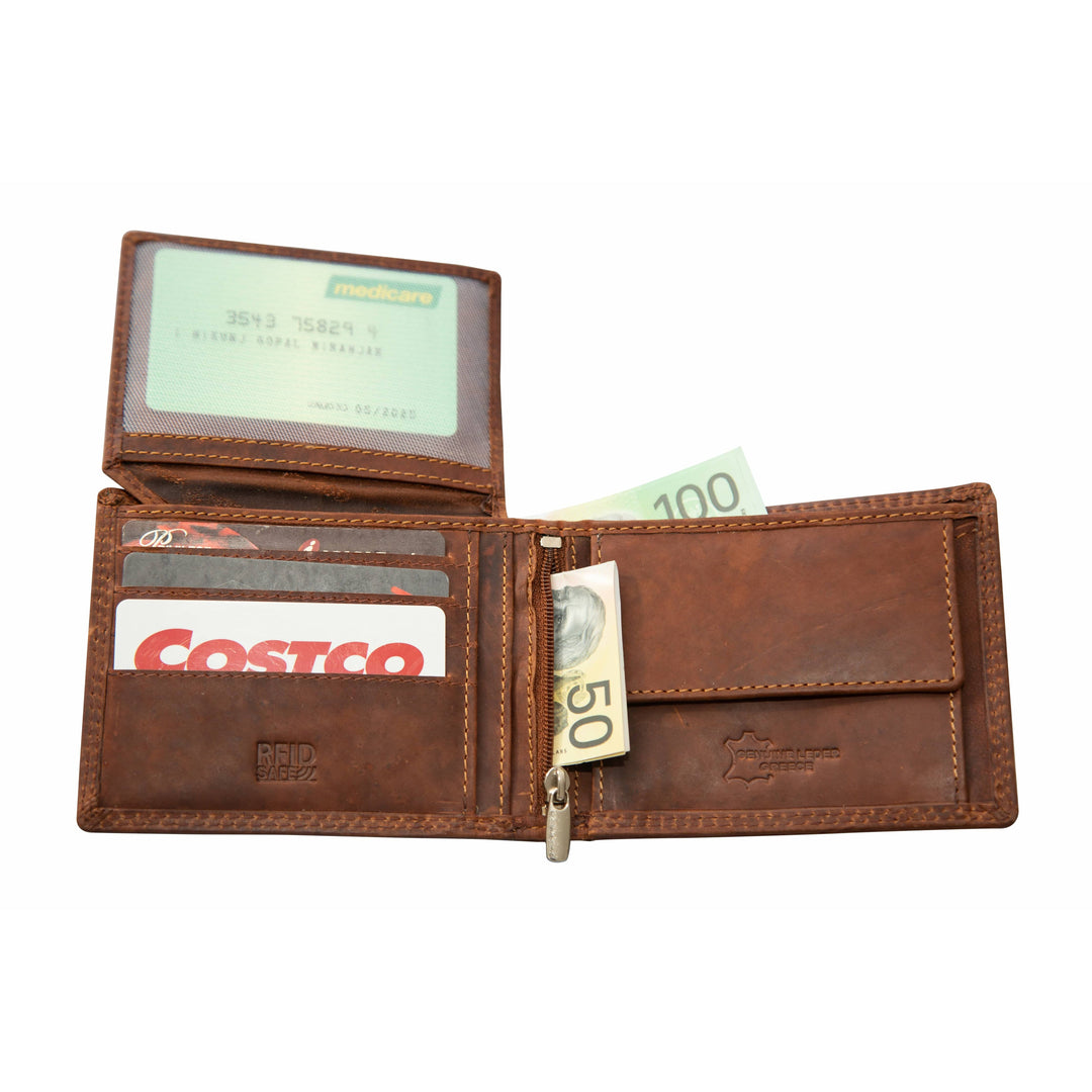 Leather Wallet Guelph - Sandal - Greenwood Leather