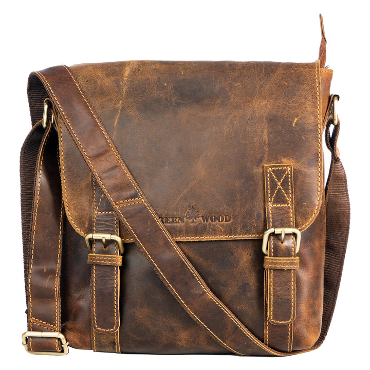 Leather Shoulder Bag Rowville - Sandal - Greenwood Leather
