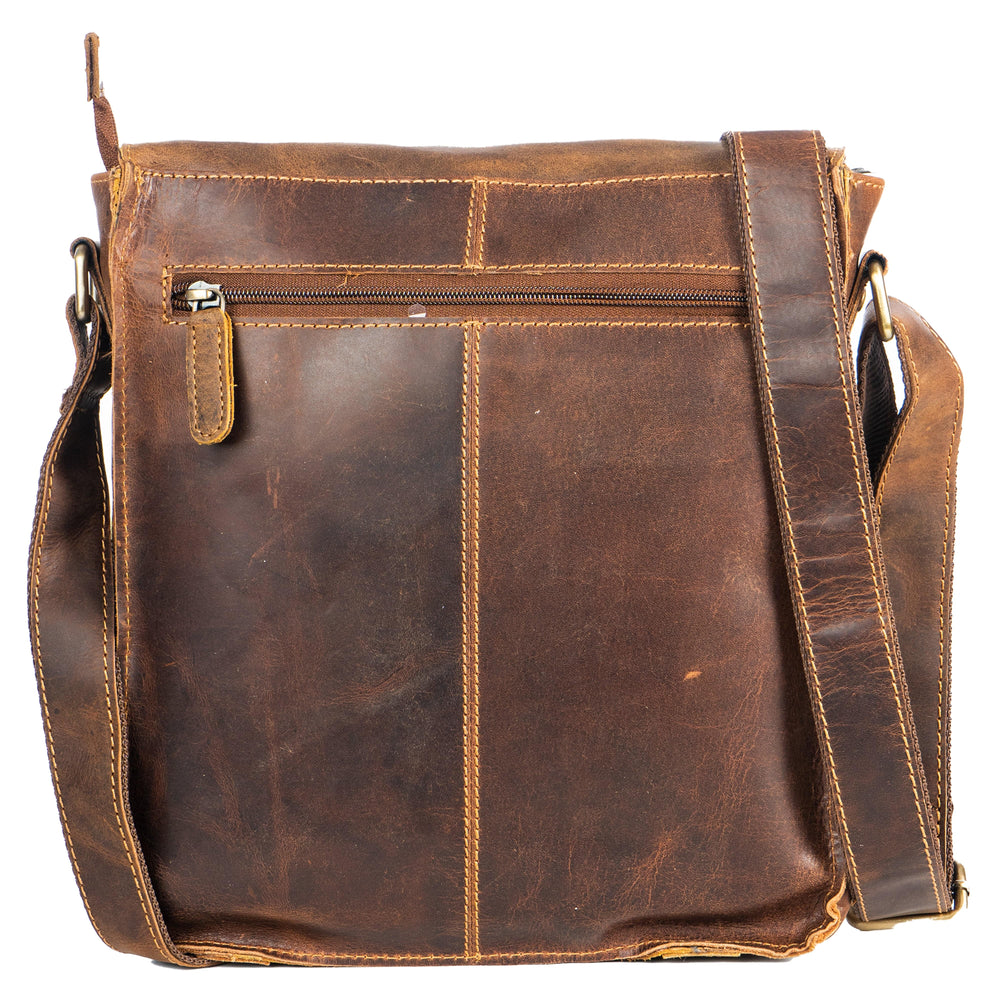Leather Shoulder Bag Rowville - Sandal - Greenwood Leather